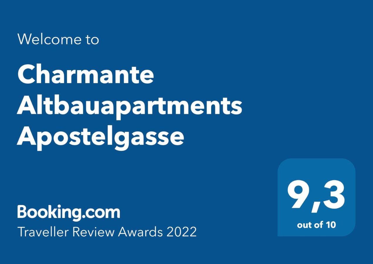 Charmante Altbauapartments Apostelgasse Vienna Exterior photo